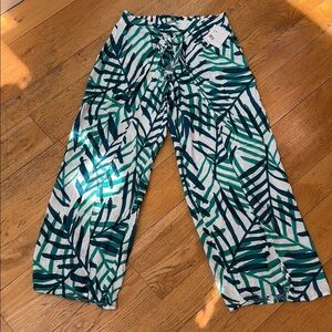 NWT La Blanca Tie Front Coverup Pants. Size Large